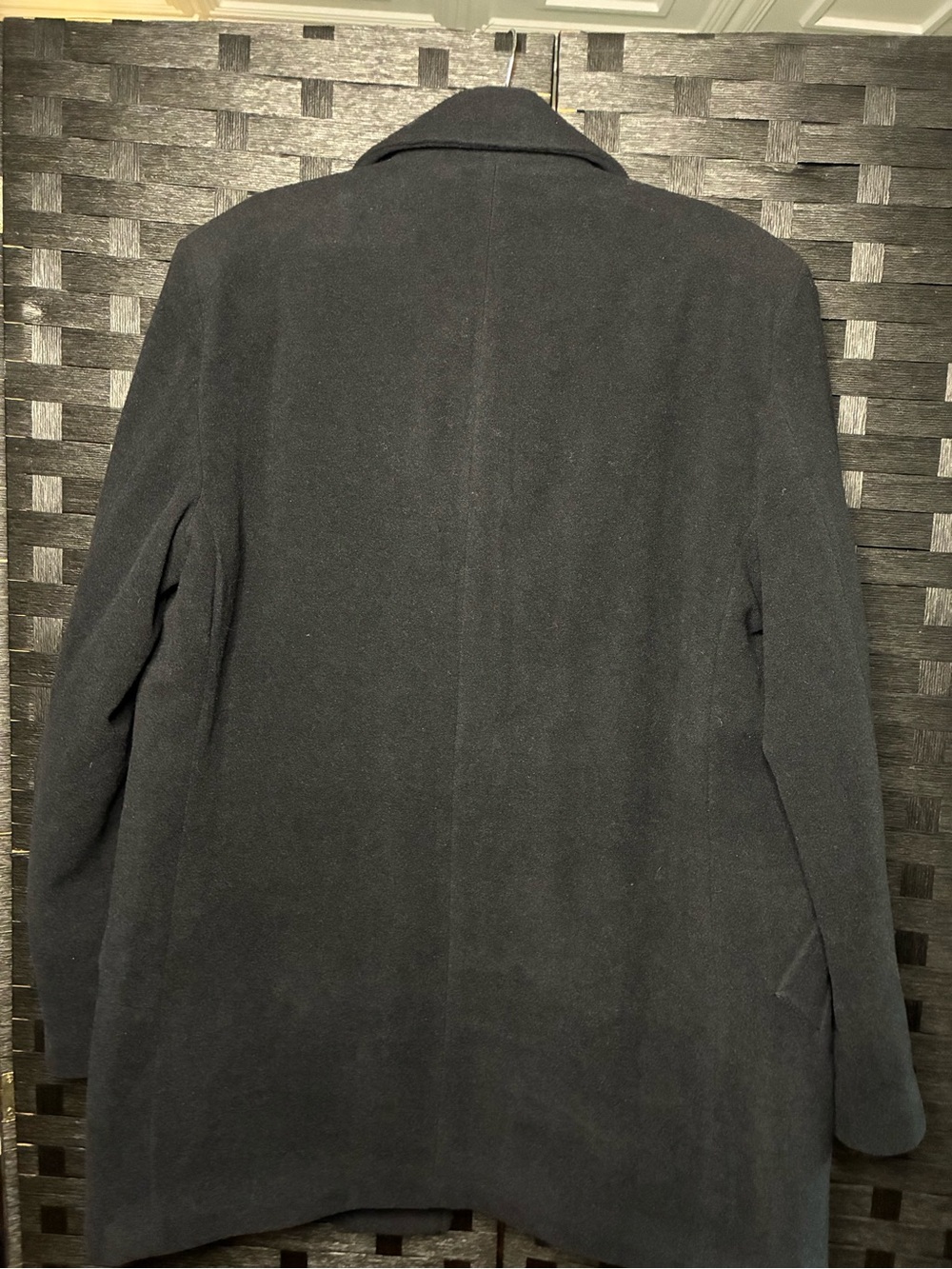 Lauren Ralph Lauren Black Double-Breasted Wool Peacoat - Picture 8 of 8
